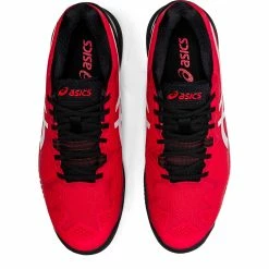 Asics Gel Resolution 8 Clay (Men's) - Electric Red/White (Available Size: 12.5) -Cheap Women's Tennis Shoes Store 1041A076 601 SB TP GLB