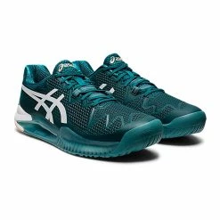 Asics Gel Resolution 8 (Men's) - Velvet Pine/White -Cheap Women's Tennis Shoes Store 1041A079 300d