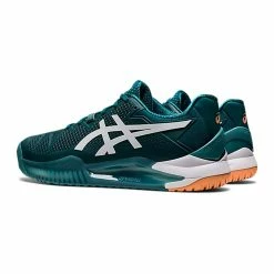 Asics Gel Resolution 8 (Men's) - Velvet Pine/White -Cheap Women's Tennis Shoes Store 1041A079 300e