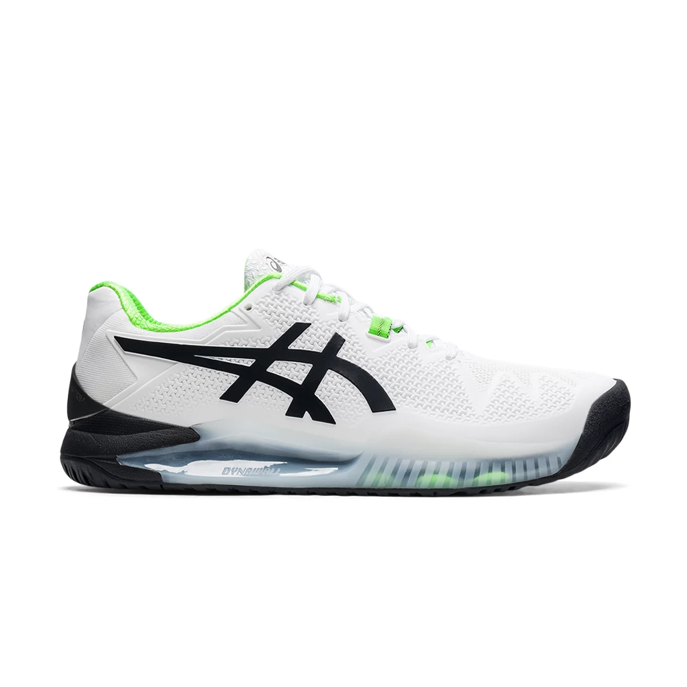 Asics Gel Resolution 8 (Men's) - White/Green Gecko (Available Size: 7) 1 Asics Gel Resolution 8 (Men's) - White/Green Gecko (Available Size: 7)