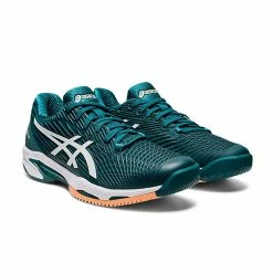 Asics Solution Speed FF 2 (Men's) - Velvet Pine/White -Cheap Women's Tennis Shoes Store 1041A182 300e