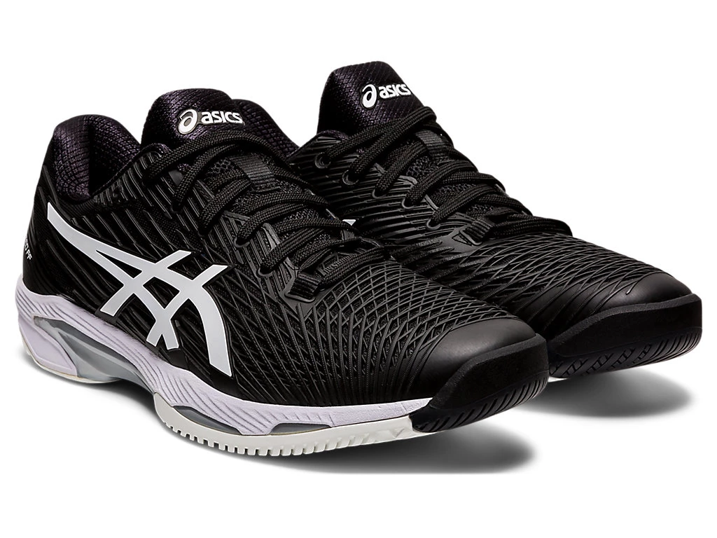 Asics Solution Speed FF 2 (Men's) - Black/White 3 Asics Solution Speed FF 2 (Men's) - Black/White - Image 3
