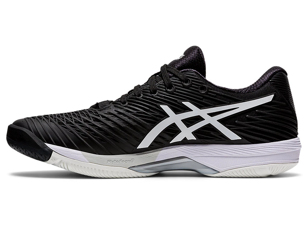 Asics Solution Speed FF 2 (Men's) - Black/White 2 Asics Solution Speed FF 2 (Men's) - Black/White - Image 2