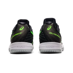 Asics Solution Speed FF 2 (Men's) - Black/Green Gecko (Available Size: 12) -Cheap Women's Tennis Shoes Store 1041A182 003 SB BK GLB