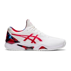 Asics Court FF Novak L.E. (Men's) - White/Classic Red (Available Size: 12.5)