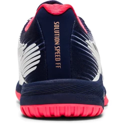 Asics Solution Speed FF (Women's) - White/Peacoat (Available Size: 5) -Cheap Women's Tennis Shoes Store 1042A002 102 SR BK