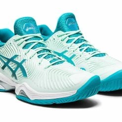 Asics Court FF 2 (Women's) - Bio Mint/Lagoon -Cheap Women's Tennis Shoes Store 1042A076 300 SB FR