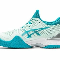 Asics Court FF 2 (Women's) - Bio Mint/Lagoon -Cheap Women's Tennis Shoes Store 1042A076 300 SR LT