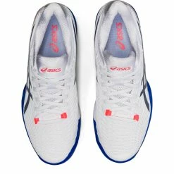 Asics Solution Speed FF 2 (Women's) - White/Peacoat -Cheap Women's Tennis Shoes Store 1042A136 102 SB TP GLB