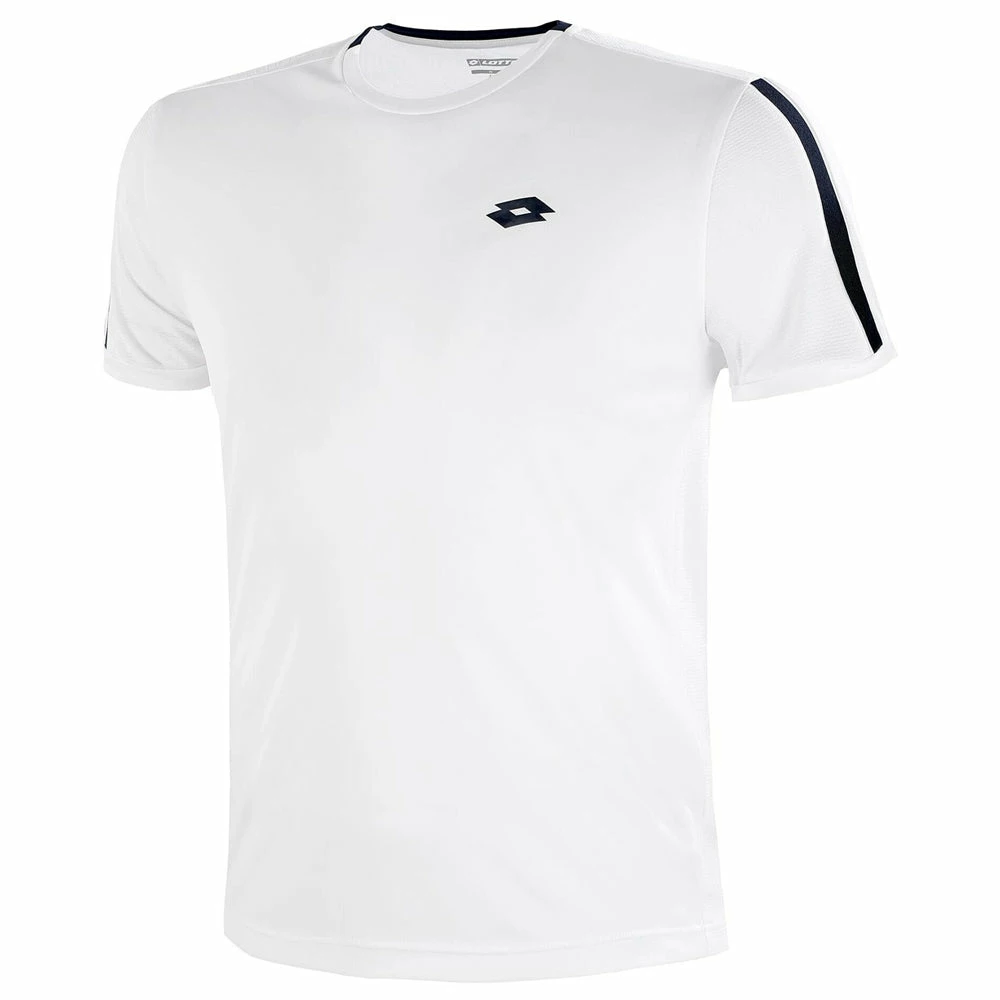 Lotto Squadra II Tee PL (Men's) - Bright White 1 Lotto Squadra II Tee PL (Men's) - Bright White