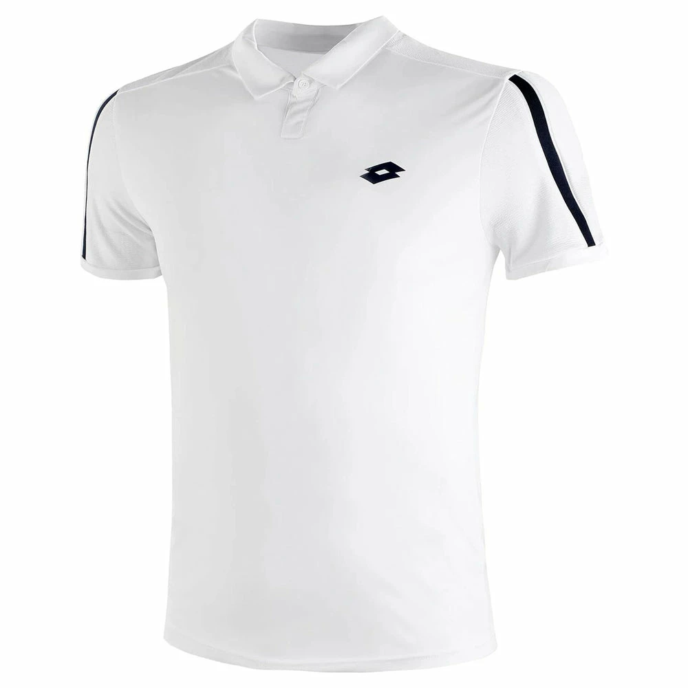 Lotto Squadra II Polo PL (Men's) - Bright White (Available: Size XL) 1 Lotto Squadra II Polo PL (Men's) - Bright White (Available: Size XL)