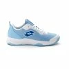 Lotto Mirage 600 All Court (Women's) - Airy Blue/Pacific Blue/All White