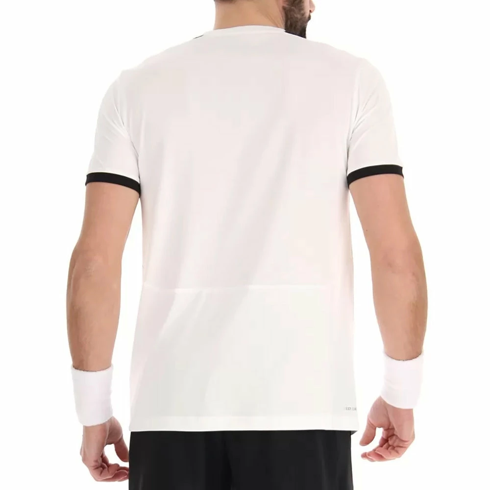 Lotto Top IV Tee (Men's) - Bright White/All Black 2 Lotto Top IV Tee (Men's) - Bright White/All Black - Image 2