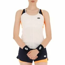 Lotto Top IV Tank (Women's) - Bright White/Orange Beat