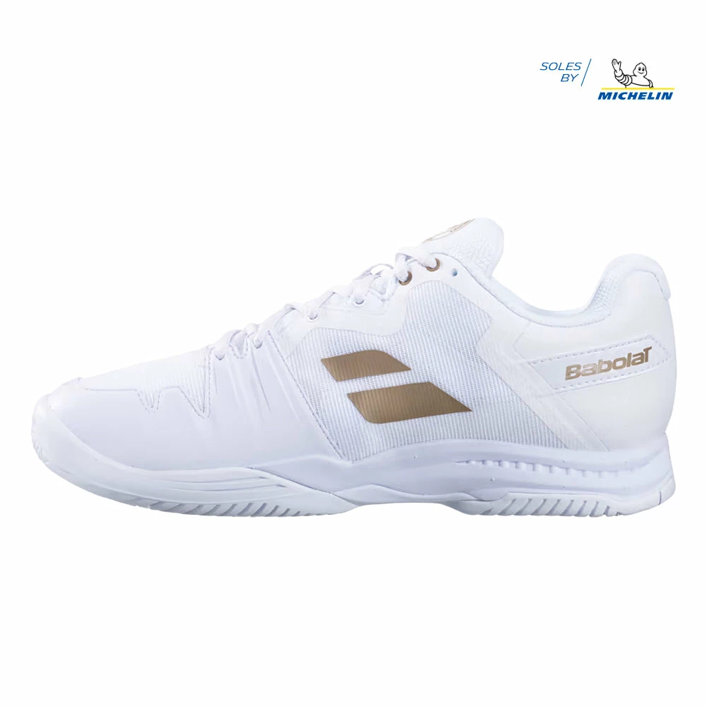 Babolat SFX3 All Court Wimbledon (Men's) - White/Gold 2 Babolat SFX3 All Court Wimbledon (Men's) - White/Gold - Image 2