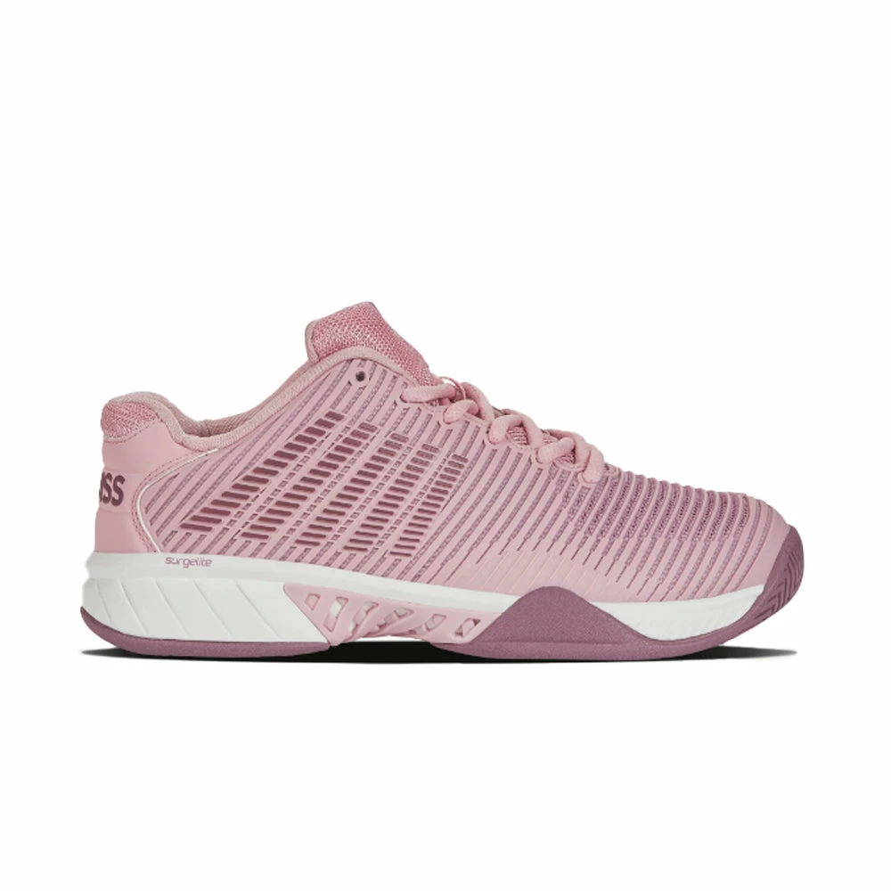 K-Swiss Hypercourt Express 2 (Women's) - Cameo Pink/Grape Nectar/Orchid Haze 1 K-Swiss Hypercourt Express 2 (Women's) - Cameo Pink/Grape Nectar/Orchid Haze