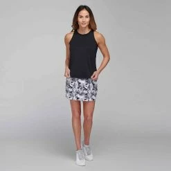 Ace Athletics Ace Sienna High Neck Tank (Women's) - Black -Cheap Women's Tennis Shoes Store AceSiennaHighNeckTank Black 3