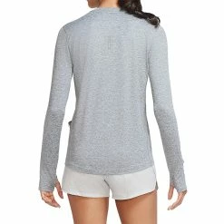 Nike Element Crew Long Sleeve (Women's) - Grey (Available Size: L) -Cheap Women's Tennis Shoes Store CU3277 084 3