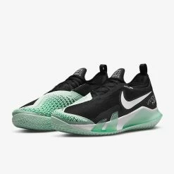 Nike Court React Vapor NXT (Men's) - Black/Mint Foam/White -Cheap Women's Tennis Shoes Store CV0724 009 5