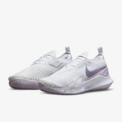 Nike Court React Vapor NXT (Women's) - White/Doll/Amethyst Wave -Cheap Women's Tennis Shoes Store CV0742 116d