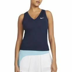 Nike Court Dri-Fit Victory Tank (Women's) - Obsidian/White/White
