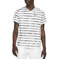 Nike Court Dri-Fit Victory Top (Men's) - White/Black