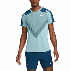 Nike Court Rafa Dri-Fit Advantage Top (Men's) - Copa/Court Blue/White