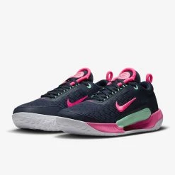 Nike Court Zoom NXT (Men's) - Obsidian/Green Glow/White/Hyper Pink -Cheap Women's Tennis Shoes Store DH0219 402e
