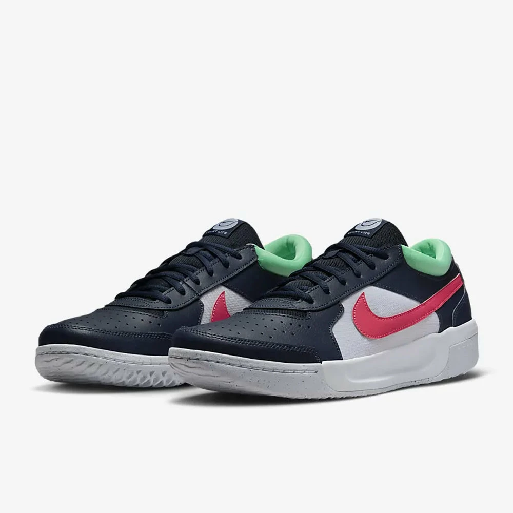 Nike Court Zoom Lite 3 (Men's) - Obsidian/Green Glow/White/Hyper Pink 4 Nike Court Zoom Lite 3 (Men's) - Obsidian/Green Glow/White/Hyper Pink - Image 4