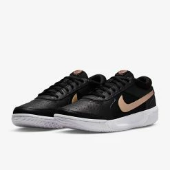 Nike Court Zoom Lite 3 (Women's) - Black/White/Metallic Red Bronze (Available Size: 10, 10.5) -Cheap Women's Tennis Shoes Store DH1042 091 4