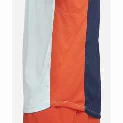 Nike Court Dri-Fit Advantage Slam Top (Men's) - Blue/Midnight Navy/Team Orange/Black -Cheap Women's Tennis Shoes Store DN1820 474c