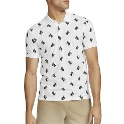 Nike Slim-Fit Printed Polo (Men's) - White