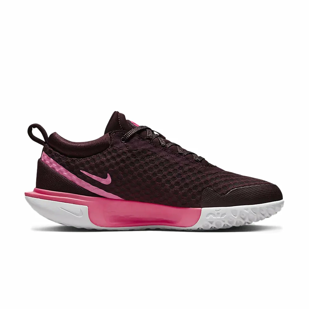 Nike Zoom Court Pro Premium (Women's) - Burgundy Crush/Hyper Pink/White/Pinksicle 3 Nike Zoom Court Pro Premium (Women's) - Burgundy Crush/Hyper Pink/White/Pinksicle - Image 3