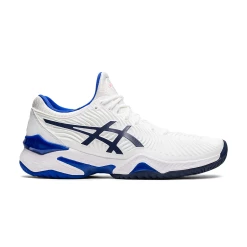 Asics Court FF 2 (Women's) - White/Lapis Lazuli Blue