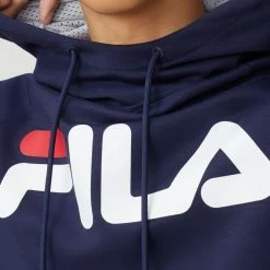 Fila Ezra Tech Hoodie (Men's) - Peacoat/White/Red (Available Size: S) -Cheap Women's Tennis Shoes Store FILA COM XLarge LM935211 410 02 e