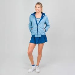 Bidi Badu Gene Jeans Tech Jacket (Women's) - Jeans/Dark Blue -Cheap Women's Tennis Shoes Store GeneTechJacket 3