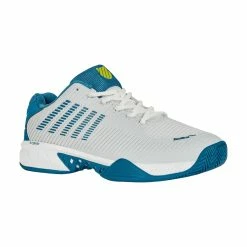 K-Swiss Hypercourt Express 2 (Men's) - Brilliant White/Celestial/Evening Primrose -Cheap Women's Tennis Shoes Store Hypercourt Express 2 06613 136d