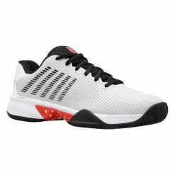 K-Swiss Hypercourt Express 2 (Men's) - White/Red (Available Size: 13) -Cheap Women's Tennis Shoes Store HypercourtExpress2 Men K06614 405