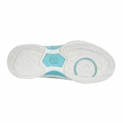 K-Swiss Bigshot Light 4 (Women's) - Brilliant White/Angel Blue/Sheer Lilac -Cheap Women's Tennis Shoes Store K96989 190c