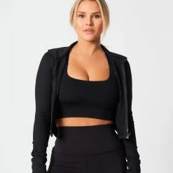 Kinsey Fit Stunt Jacket (Women's) - Black -Cheap Women's Tennis Shoes Store KF 5000 3