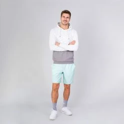 Bidi Badu Lunis Lifestyle Hoodie (Men's) - Off-White/Grey -Cheap Women's Tennis Shoes Store M18104221 OWHGR LunisHoodie 3