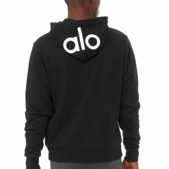 Alo Caliber Hoodie (Men's) - Black -Cheap Women's Tennis Shoes Store M3091RG 01499 3 750x c5bb1bf3 31ce 4964 a27f 3b83dec38ce7