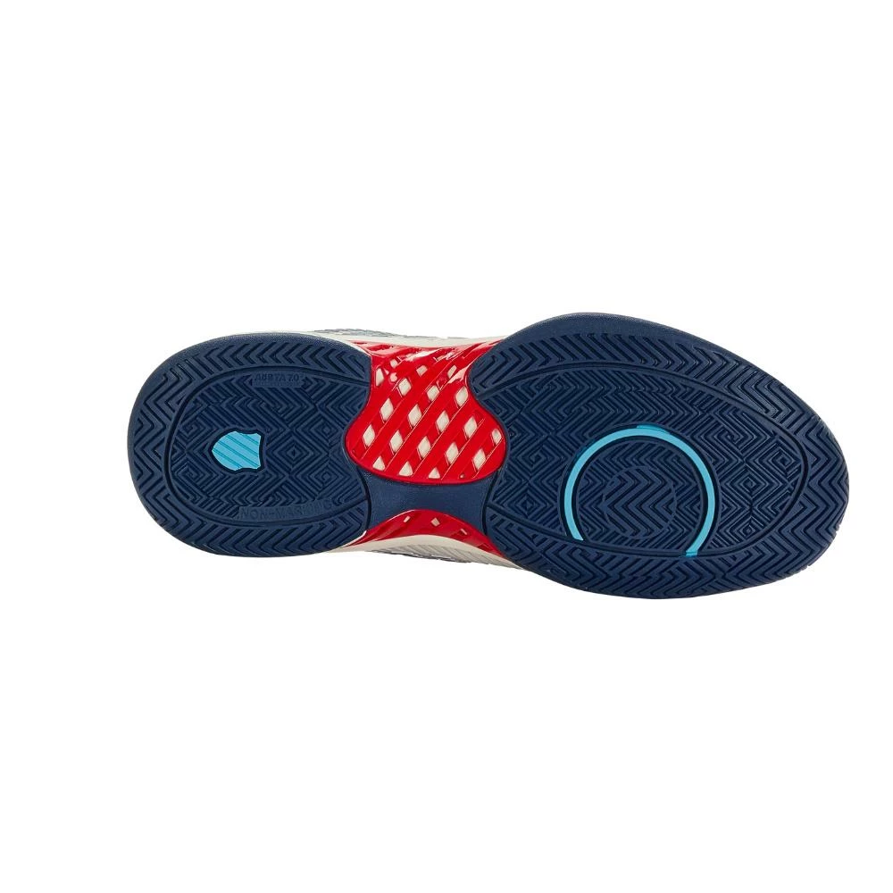 K-Swiss Hypercourt Express 2 (Men's) - Blanc De Blanc/Blue Opal/Lollipop 3 K-Swiss Hypercourt Express 2 (Men's) - Blanc De Blanc/Blue Opal/Lollipop - Image 3