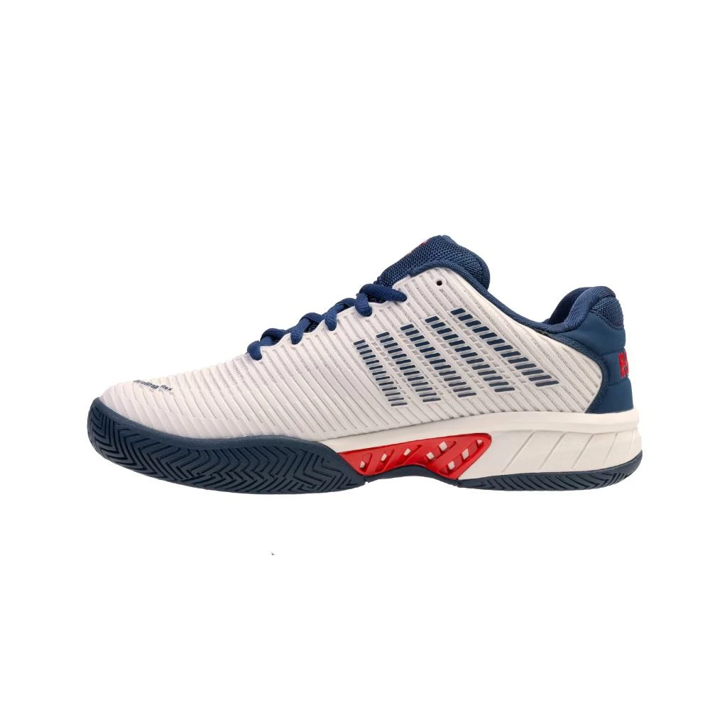 K-Swiss Hypercourt Express 2 (Men's) - Blanc De Blanc/Blue Opal/Lollipop 2 K-Swiss Hypercourt Express 2 (Men's) - Blanc De Blanc/Blue Opal/Lollipop - Image 2