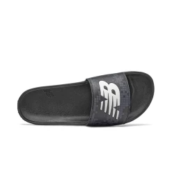 New Balance 200 Graphic Slides (Men's) - Black -Cheap Women's Tennis Shoes Store NewBalance200GraphicSlides Men s Black2
