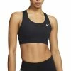 Nike Dri-Fit Medium-Support 1-Piece Pad Sports Bra (Women's) - Black/White