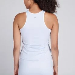 Ace Athletics Ace Sienna High Neck Tank (Women's) - Sky Blue/White -Cheap Women's Tennis Shoes Store SiennaHighNeckTank SkyBlue 3