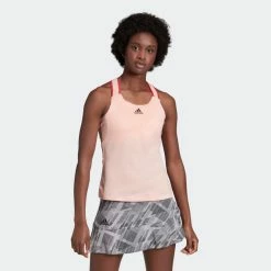Adidas Tennis Y-Tank Heat.RDY (Women's) - Haze Coral -Cheap Women's Tennis Shoes Store TENNIS Y TANK HEAT.RDY Pink GH4634 21 model