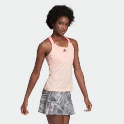 Adidas Tennis Y-Tank Heat.RDY (Women's) - Haze Coral -Cheap Women's Tennis Shoes Store TENNIS Y TANK HEAT.RDY Pink GH4634 25 model