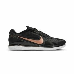 Nike Court Air Zoom Vapor Pro (Women's) - Black/White/Metallic Red Bronze